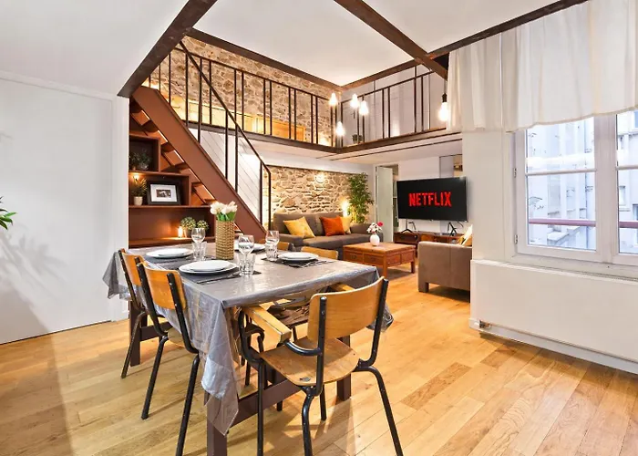 Quartier Musee Du Louvre - 2 Bedroom Free Netflix パリ